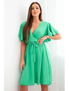 Šaty s překládaným výstřihem fango