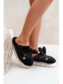Kožešinové Pantofle S Černé model 21680735 - Boto