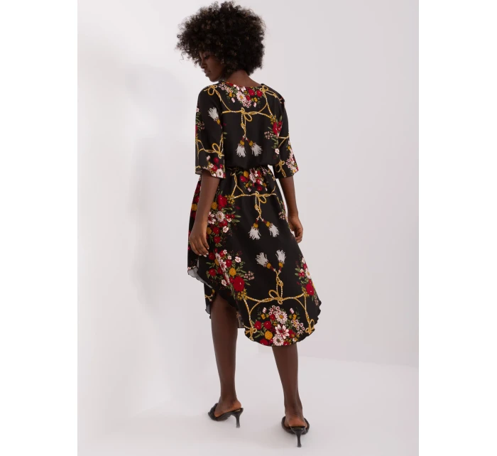 LK SK 507510 šaty.31P černá a červená