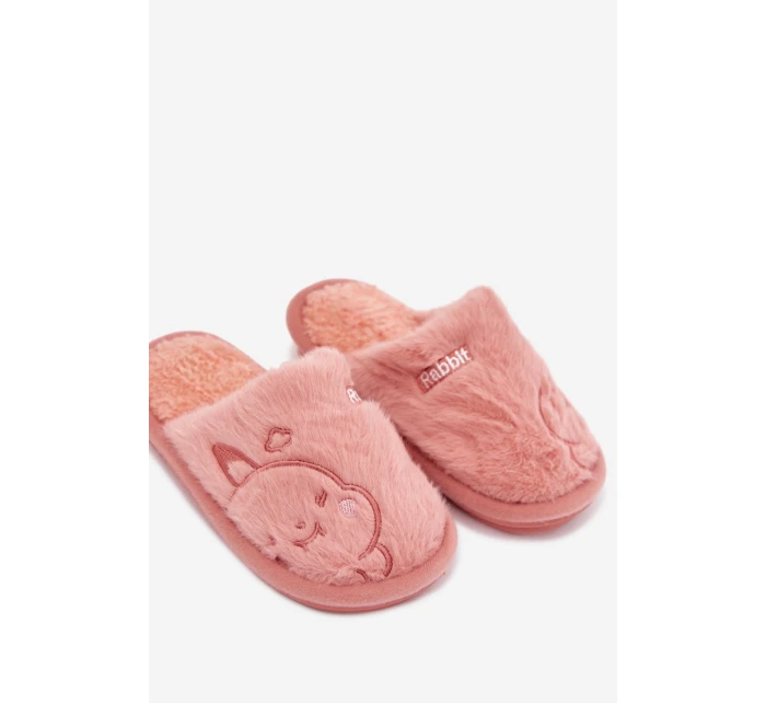 Dětské bačkory s kožíškem – růžové Norene Dětské bačkory s kožíškem – růžové Norene