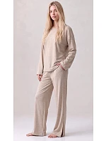 Piżama Luna 1312 dł/r S-2XL Beż Piżama Luna 1312 dł/r S-2XL Beż