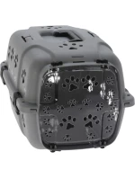 PŘEPRAVKA NA ZVÍŘATA O ROZMĚRECH 48X32X30 CM - ČERNÁ