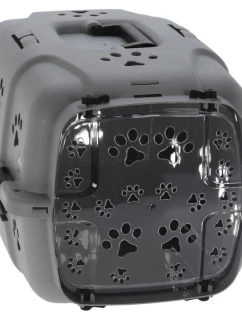 PŘEPRAVKA NA ZVÍŘATA O ROZMĚRECH 48X32X30 CM - ČERNÁ