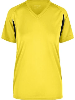 Daiber JN 316 Dámské běžecké tričko 02.0316 yellow/black