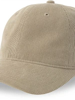 Atlantis Headwear Creep-S 6 panelová manšestrová kšiltovka 33.0227 stone