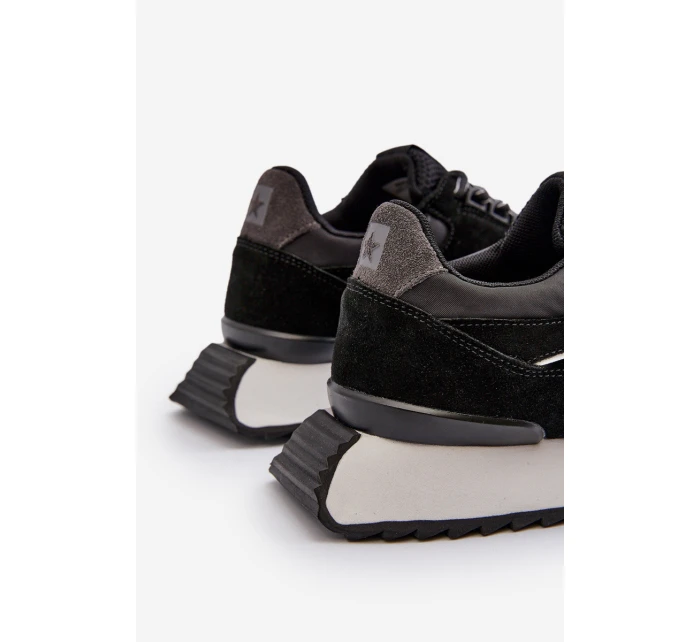 Pánské tenisky Big Star NN174321 s paměťovou pěnou Černé Pánské tenisky Big Star NN174321 s paměťovou pěnou Černé