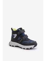 Zateplené Sněhule Dětské Big Star model 21675322 Tmavě Modré - Big Star Shoes