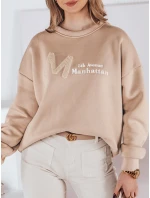 Dámská oversize mikina béžová Dstreet model 21983649 - FashionStreet