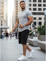 Pánské klasické šedé tričko FashionStreet RX5675