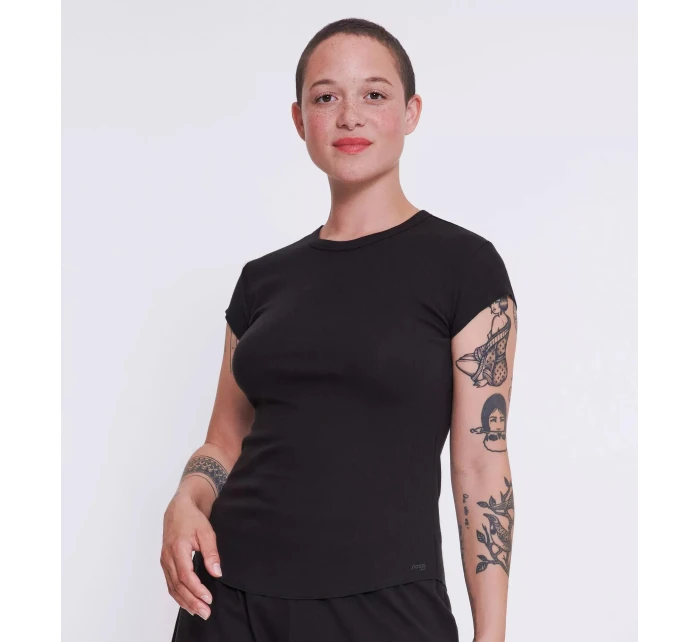 sloggi GO Ribbed T-Shirt - BLACK - SLOGGI BLACK - SLOGGI sloggi GO Ribbed T-Shirt - BLACK - SLOGGI BLACK - SLOGGI