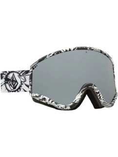 Dámské/pánské lyžařské brýle Volcom YAE OP ART/SILVER CHROME s UV ochranou pro snowboard šedé (VG0722318)