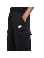 Dětské kalhoty Nike Sportswear Club Fleece, černé, FD3012 010 Dětské kalhoty Nike Sportswear Club Fleece, černé, FD3012 010