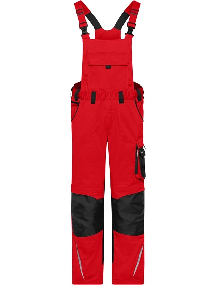 Daiber JN 1833 (25-28) Pracovní kalhoty s laclem - Strong 02.133S red/black Daiber JN 1833 (25-28) Pracovní kalhoty s laclem - Strong 02.133S red/black