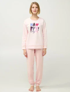 Zimní dámské pyžamo s manžetami model 20833405 - Vamp