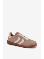 Dámské tenisky z eko semiše tmavě béžové Jesavella Dámské tenisky z eko semiše tmavě béžové Jesavella