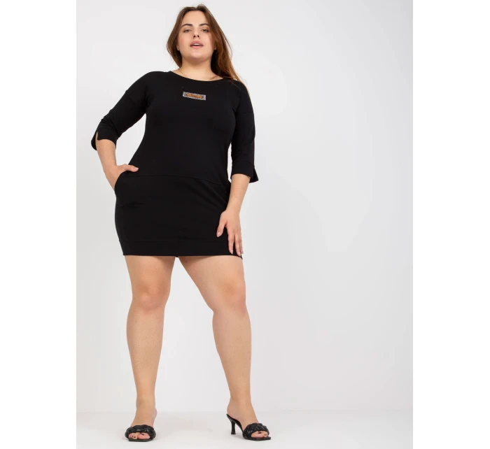 Šaty RV SK 7612.75P černá