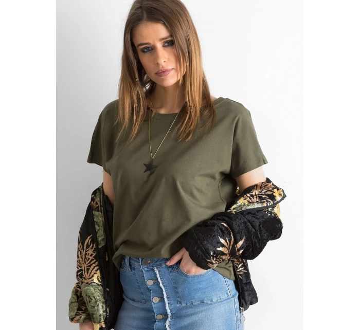 Tričko RV TS 4662.28P khaki