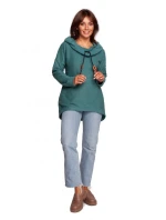 Dámský svetr s kapucí model 17923113 BE - BeWear