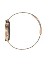 Dámské chytré hodinky VELTORI VT310-1 Zlatý náramek + růžový silikonový řemínek Dámské chytré hodinky VELTORI VT310-1 Zlatý náramek + růžový silikonový řemínek