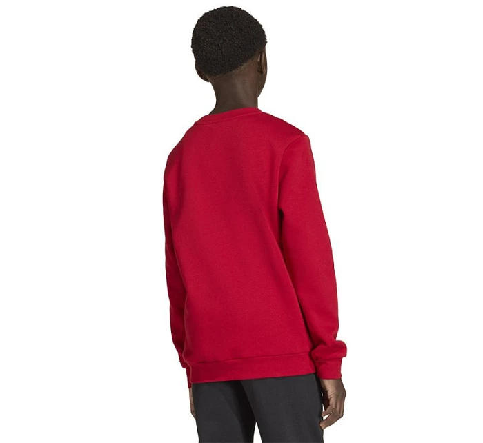 Dětská mikina adidas Entrada 26 Sweat Top červená JZ6556