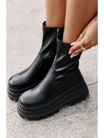 Boty Na Masivní Platformě Černé Florinara Boty Na Masivní Platformě Černé Florinara