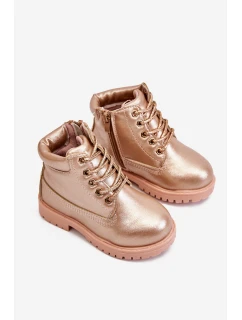 Dětské boty traperky zateplené Champagne Dexter