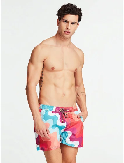 Pánské plavky F02T13WO02Z-WVMU vícebarevná - Guess Pánské plavky F02T13WO02Z-WVMU vícebarevná - Guess