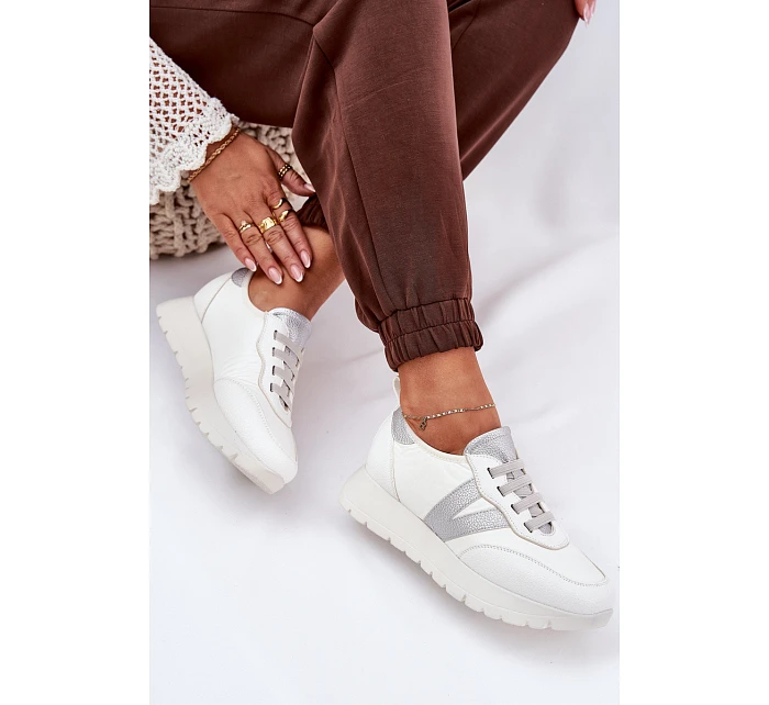 Dámské sportovní boty 58510 bílé - Vinceza