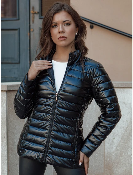 Dámská prošívaná bunda BUSY BEE TY4538 černá - FashionStreet