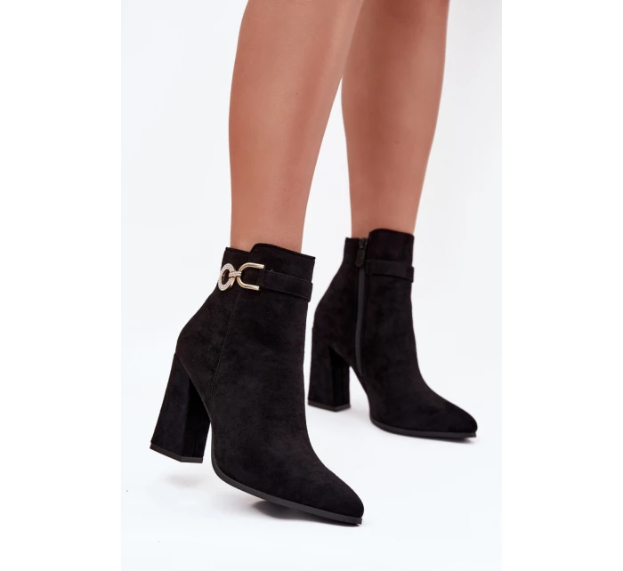 Boty na podpatku  model 216951 Step in style