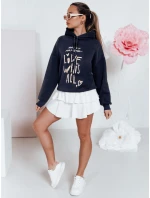 Dámská oversize mikina LOVEWILL navy blue FashionStreet BY1467