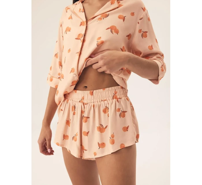 Henderson Dámské pyžamo 42686 Naranja kr/r S-2XL pruhované Henderson Dámské pyžamo 42686 Naranja kr/r S-2XL pruhované