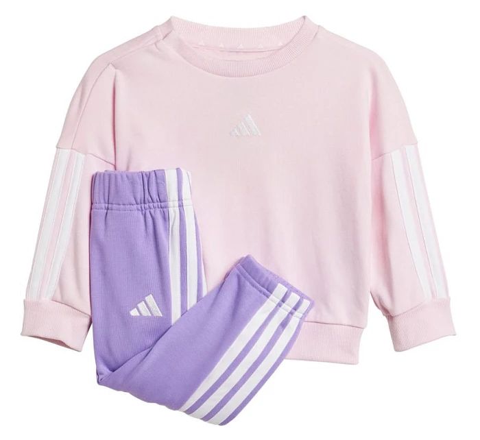 Dětské tepláky adidas Essentials Joggers růžovo-fialové JD6482
