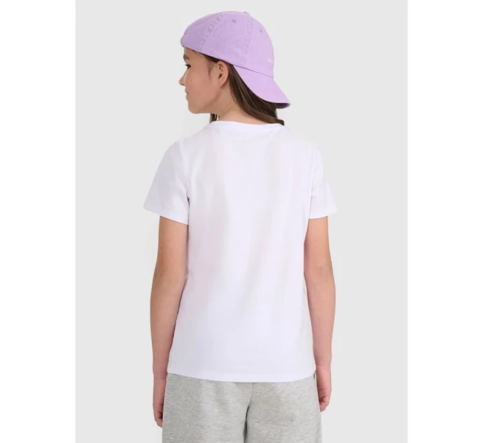 Dívčí hladké tričko model 21815548 - 4F Dívčí hladké tričko model 21815548 - 4F