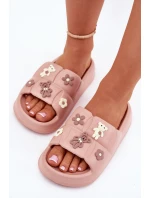 Pěnové Pantofle S Připínáčky Růžové Redienna Pěnové Pantofle S Připínáčky Růžové Redienna