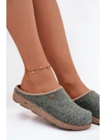 Domácí obuv Dámské pantofle model 21786990 Zelené - Inblu