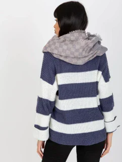 Tunelová šála AT KM 9501.10 šedorůžová