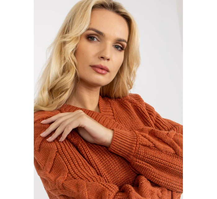 Dámský svetr LO SW LK  tmavě oranžový model 17714719 - FPrice