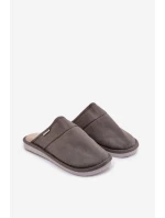 Pánské nazouváky Selomir – tmavě šedé