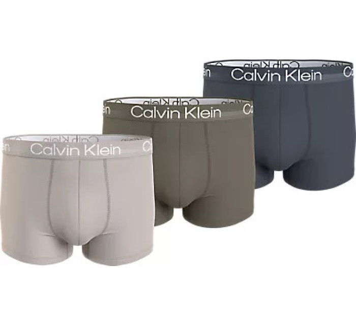 Pánské spodní prádlo TRUNK 3PK 000NB2970AN2N - Calvin Klein