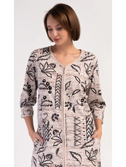 Dámské domácí šaty s tříčtvrtečním rukávem Elena Dámské domácí šaty s tříčtvrtečním rukávem Elena