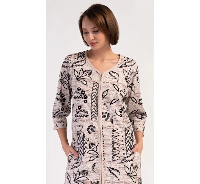 Dámské domácí šaty s tříčtvrtečním rukávem Elena Dámské domácí šaty s tříčtvrtečním rukávem Elena