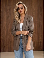 Marynarka damska skórzana z fango model 22542365 - FashionStreet Marynarka damska skórzana z fango model 22542365 - FashionStreet