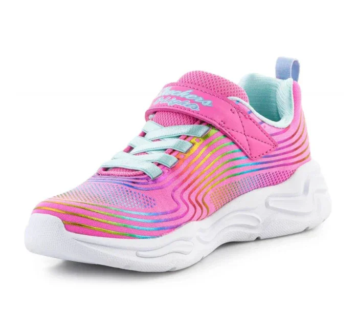 Boty Skechers S-Lights Wavy Beams Jr 302338L-PKMT
