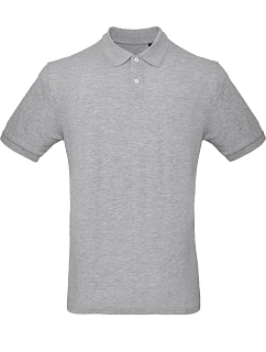 B&C Inspire Polo /men_° Pánské piqué polo z bio bavlny model 22528023 heather grey