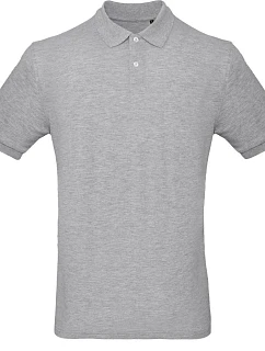 B&C Inspire Polo /men_° Pánské piqué polo z bio bavlny model 22528023 heather grey