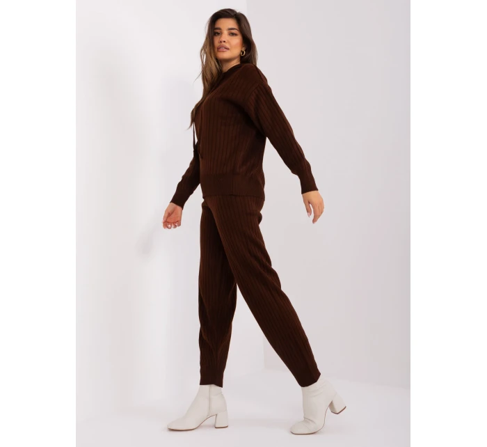 Komplet BA KMPL model 18997489 ciemny brązowy - FPrice Komplet BA KMPL model 18997489 ciemny brązowy - FPrice