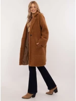 Kabát DHJ EN model 20692119 světle hnědý - FPrice Kabát DHJ EN model 20692119 světle hnědý - FPrice