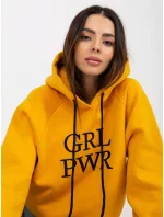 Dámská mikina EM BL 651 2.14X tmavě žlutá - FPrice Dámská mikina EM BL 651 2.14X tmavě žlutá - FPrice