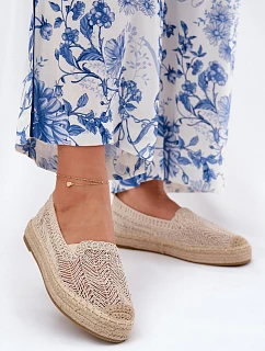 Dámské espadrilky 17392 béžové - Vincenza
